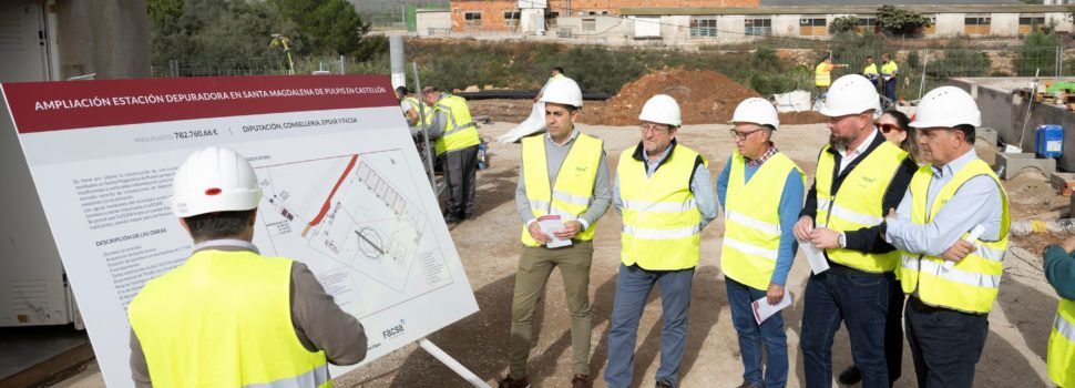 La Diputació de Castelló avança en el seu compromís per cobrir les necessitats en matèria de depuració d’aigües a la província