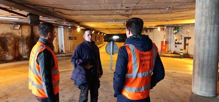Obres i Serveis realitzarà tasques de manteniment al túnel del passeig marítim