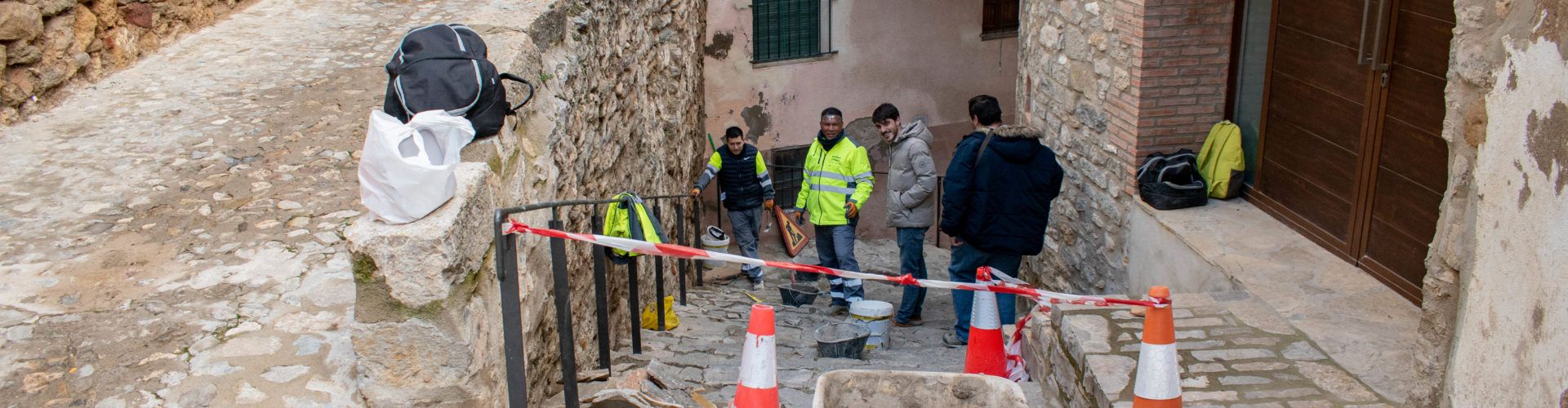 L’ajuntament continua la reparació de les costes de Morella amb la del Vaquer i Sant Joan