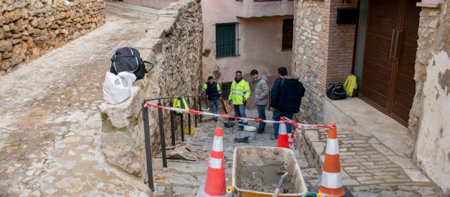 L’ajuntament continua la reparació de les costes de Morella amb la del Vaquer i Sant Joan