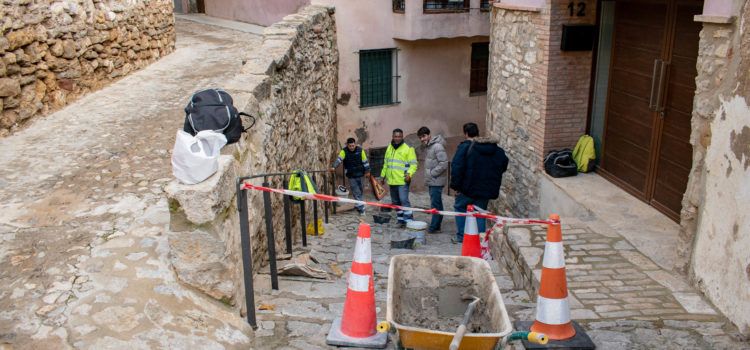 L’ajuntament continua la reparació de les costes de Morella amb la del Vaquer i Sant Joan
