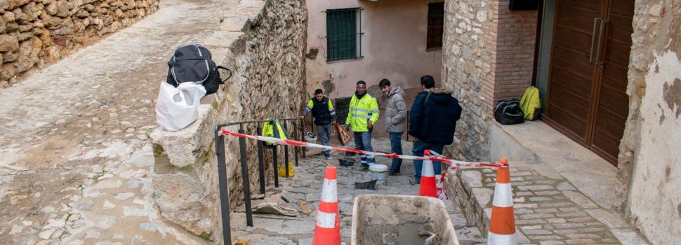 L’ajuntament continua la reparació de les costes de Morella amb la del Vaquer i Sant Joan