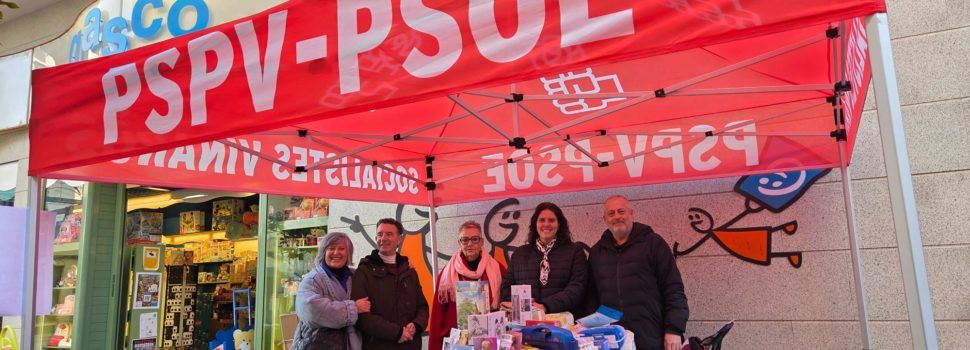 Jornada de solidaritat de Joves Socialistes de Vinaròs amb els més menuts