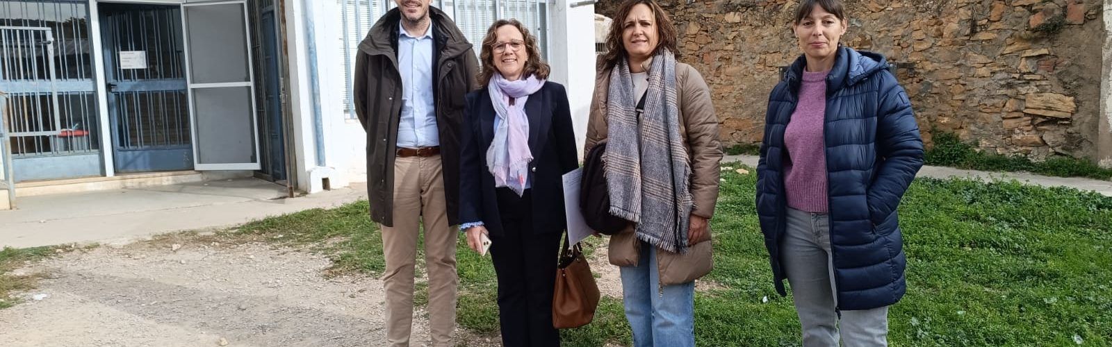 Albocàsser reclama la renovació urgent del CEIP Joan de Brusca després de la visita del Director General d’Infraestructures Educatives