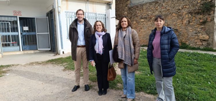 Albocàsser reclama la renovació urgent del CEIP Joan de Brusca després de la visita del Director General d’Infraestructures Educatives