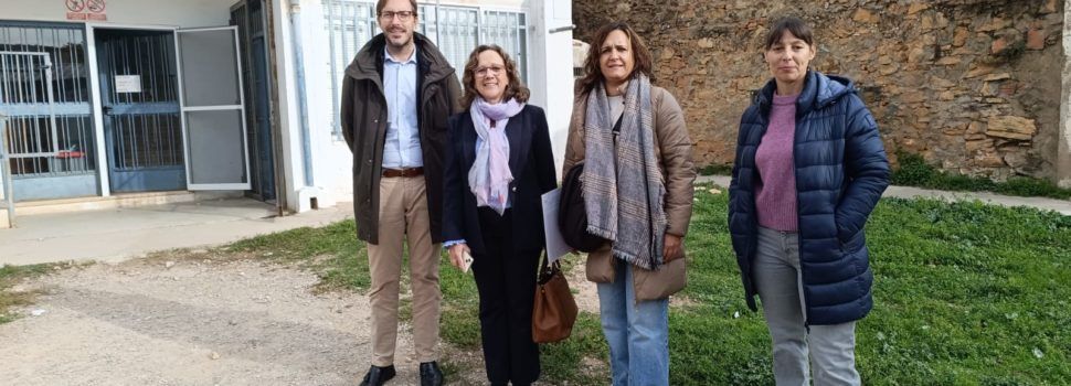 Albocàsser reclama la renovació urgent del CEIP Joan de Brusca després de la visita del Director General d’Infraestructures Educatives