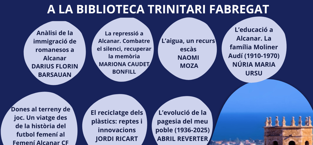 La Biblioteca Trinitari Fabregat acull el XIII i XIV Certamen de Treballs de Recerca d’Alcanar