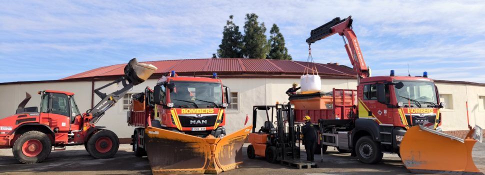 La Diputació de Castelló té preparat el dispositiu preventiu davant la baixada de temperatures amb 300 tones de sal i 20 màquines llevaneu