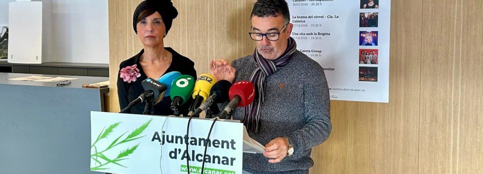 El Teatre Auditori Alcanar presenta la programació pròpia per 2026: Carles Sans, Les Impuxibles…