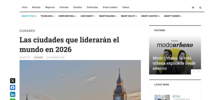 De Vinaròs al cel: The Smart City Journal: 1 M de clics; 620.000 visitants únics