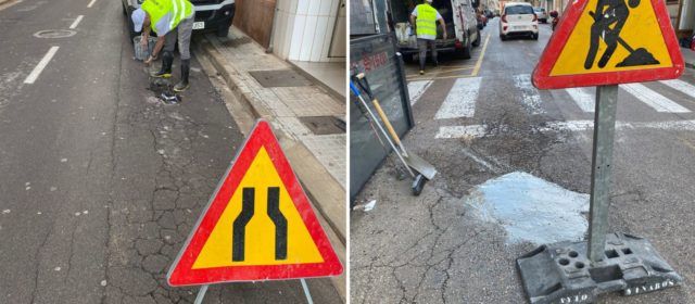 Reparen els carrers malmesos per les pluges