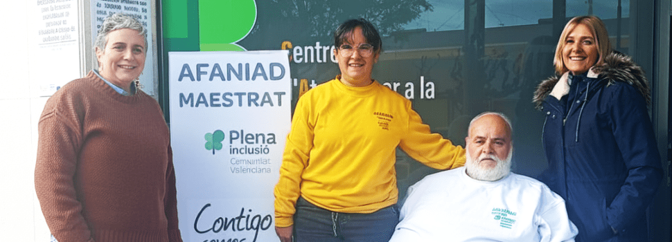 Visita institucional a AFANIAD Maestrat para seguir avanzando en la inclusión en el Baix Maestrat