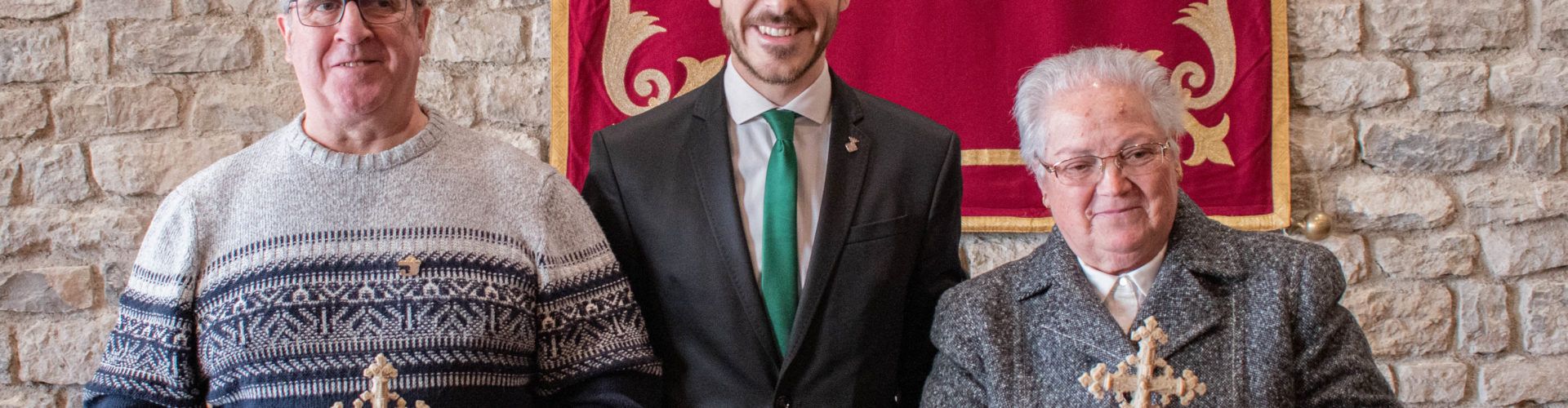 Susana Pitarch i Jesús Royo reben creus de Santa Llúcia 2026