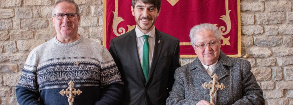Susana Pitarch i Jesús Royo reben creus de Santa Llúcia 2026