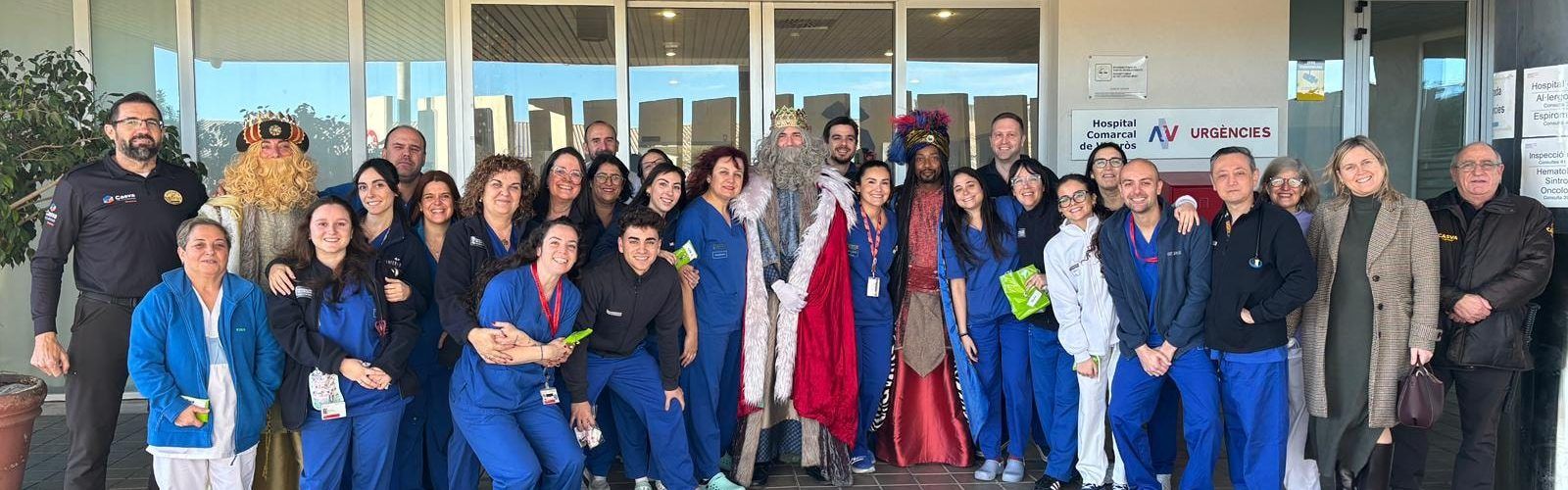 Els Reis Mags recorreren tot l’Hospital Comarcal de Vinaròs