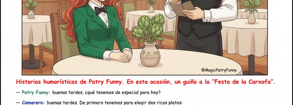 Un guiño a la Festa de la Carxofa