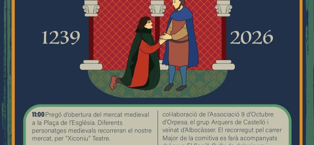 Albocàsser viatja fins al segle XIII amb la recreació històrica de l’atorgament de la Carta Pobla
