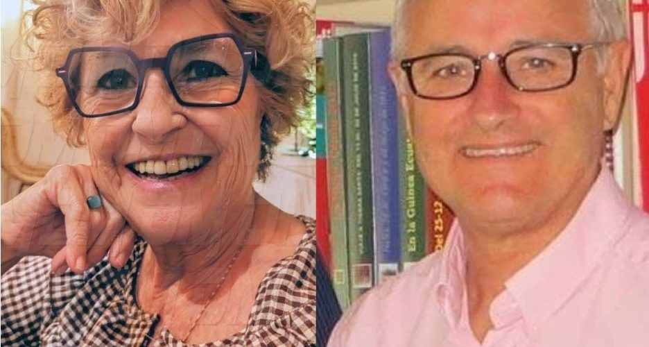 Maria Luisa Rodrigo, primera Jutgessa de Pau de Benicarló, i Agustín Castell, Jutge de Pau suplent