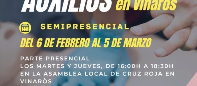 Curs de primers auxilis per Creu Roja Vinaròs