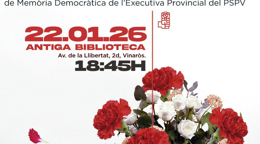 El PSPV-PSOE de Vinaròs organitza la xarrada “Els silencis de l’exili” dins del cicle de Memòria Democràtica