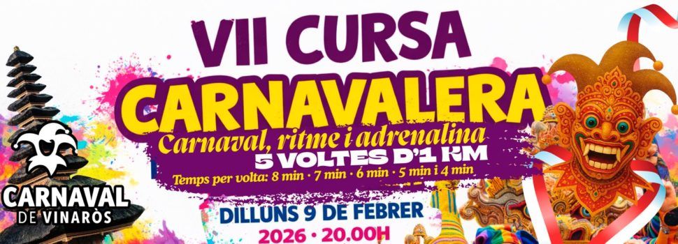 El 9 de febrer, cursa carnavalera, amb destacades novetats