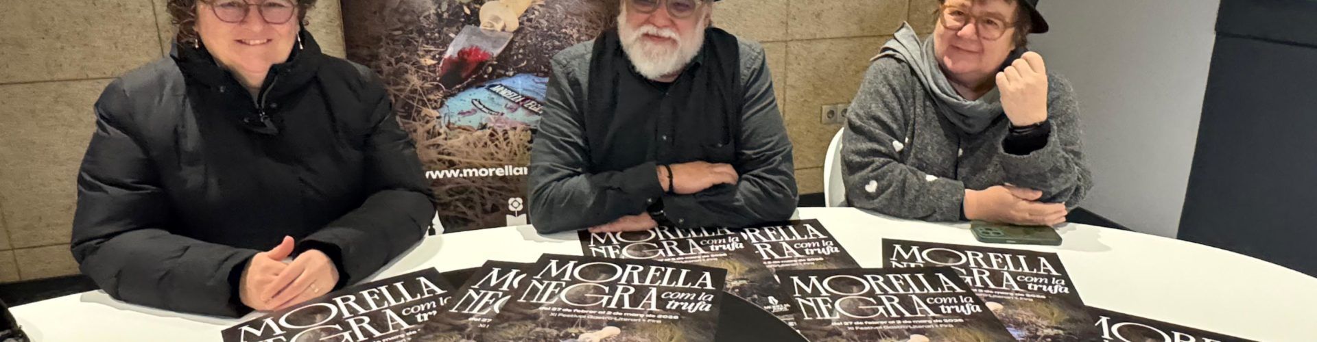 Morella Negra es presenta amb una imatge que evoca els ingredients que fan singular aquest festival: la tòfona i la novel·la negra