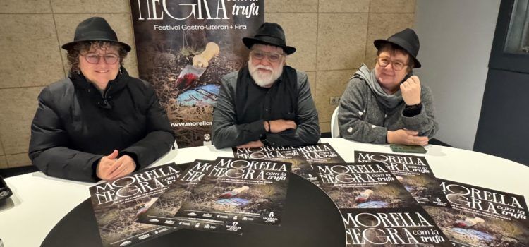 Morella Negra es presenta amb una imatge que evoca els ingredients que fan singular aquest festival: la tòfona i la novel·la negra