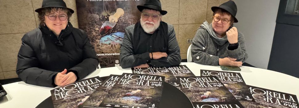 Morella Negra es presenta amb una imatge que evoca els ingredients que fan singular aquest festival: la tòfona i la novel·la negra
