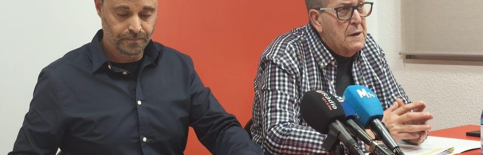 Roda de premsa del PSPV PSOE Vinaròs sobre l’avinguda de la Llibertat