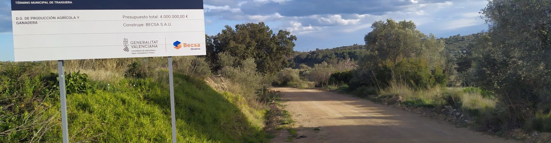 Diputació i Consell injecten més de 500.000 euros a Traiguera per a recuperar els camins després de la dana