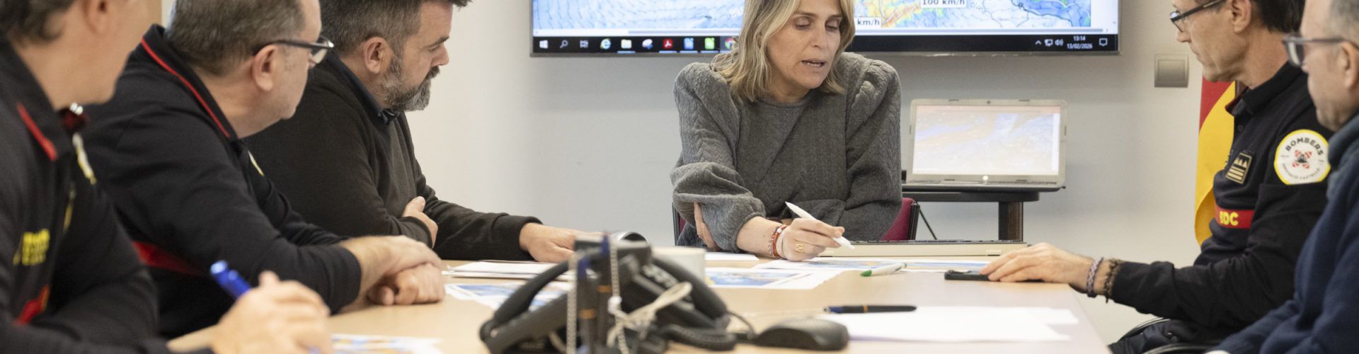 Marta Barrachina xifra en 310 servicis i tres incendis el balanç de l’alerta roja per vents a la província
