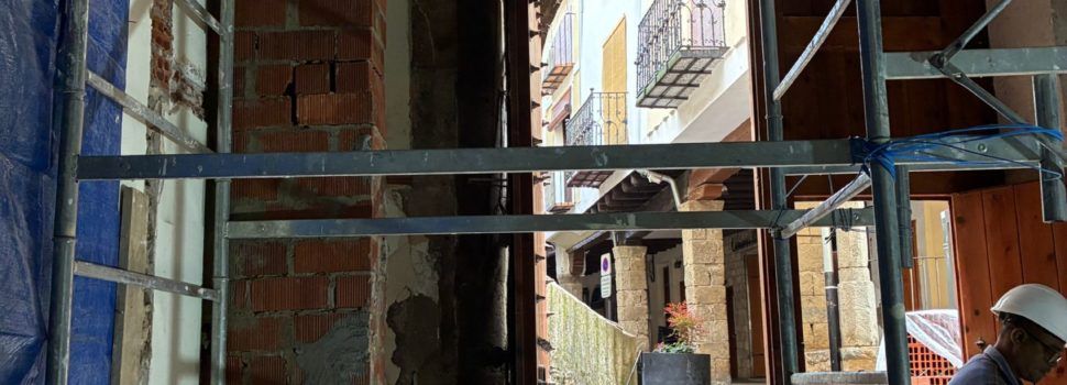 La Diputació de Castelló reforça la conservació del Palau del Cardenal Ram perquè continue sent un referent turístic i cultural a Morella