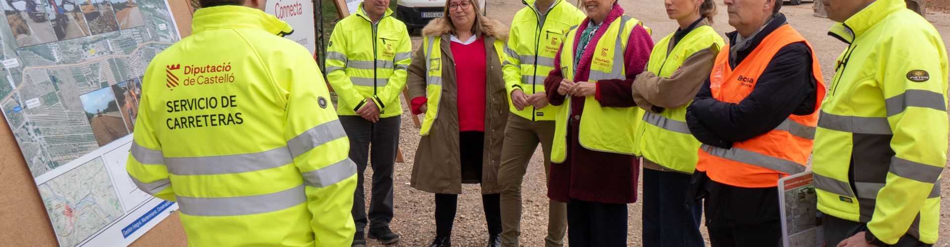 La Diputació de Castelló garantix els paràmetres de seguretat i millora la connectivitat de la carretera de Vinaròs a Càlig
