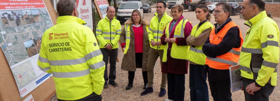 La Diputació de Castelló garantix els paràmetres de seguretat i millora la connectivitat de la carretera de Vinaròs a Càlig
