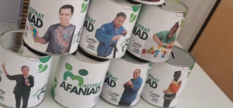 AFANIAD Maestrat impulsa una campaña de huchas solidarias para apoyar las terapias de sus usuarios
