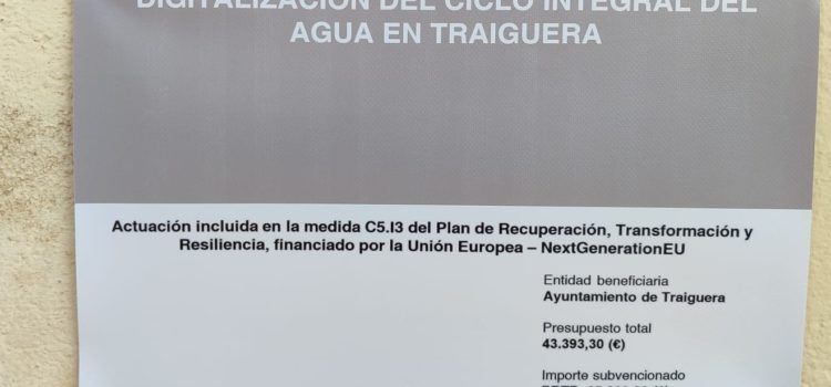 Traiguera aposta per la digitalització per garantir el futur i la qualitat del cicle de l’aigua