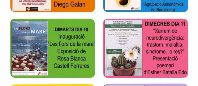 La Fundació Caixa Vinaròs anuncia les activitats de març