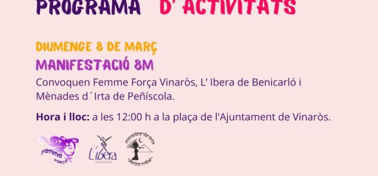 Actes pel Dia de la Dona Vinaròs