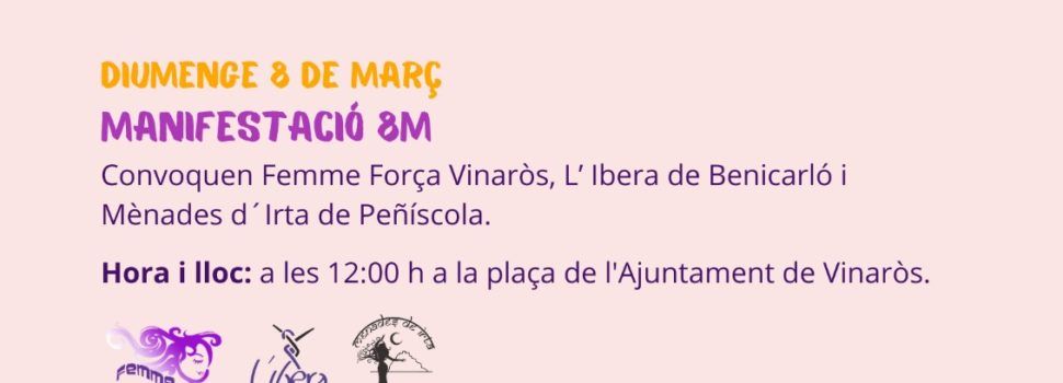Actes pel Dia de la Dona  Vinaròs