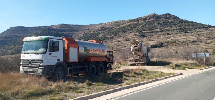 La Generalitat ejecuta obras de refuerzo de firme en carreteras del interior de Castellón para mejorar la seguridad vial
