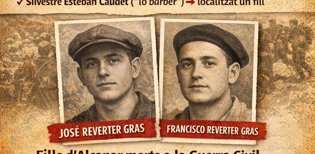 Busquen familiars de joves d’Alcanar morts a la Guerra Civil per identificar-los en fosses comunes a Terol