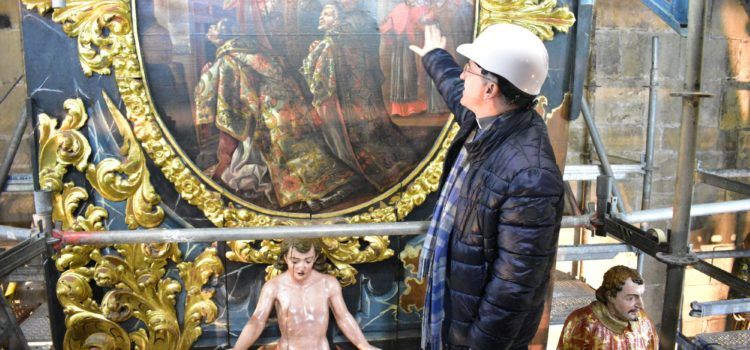 La Catedral de Tortosa promou la conservació del retaule barroc dedicat a la Mare de Déu del Carme