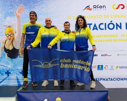 El CN Benicarló aconsegueix 3 medalles en el Campionat d’Espanya de llarga distància máster a Las Palmas