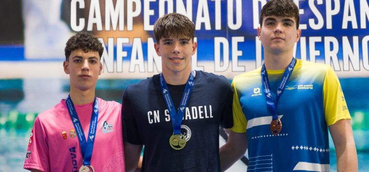Alonso Escuder (Club Natació Benicarló) brilla a Sabadell amb 2 bronzes en el Campionat d’Espanya Infantil d’hivern
