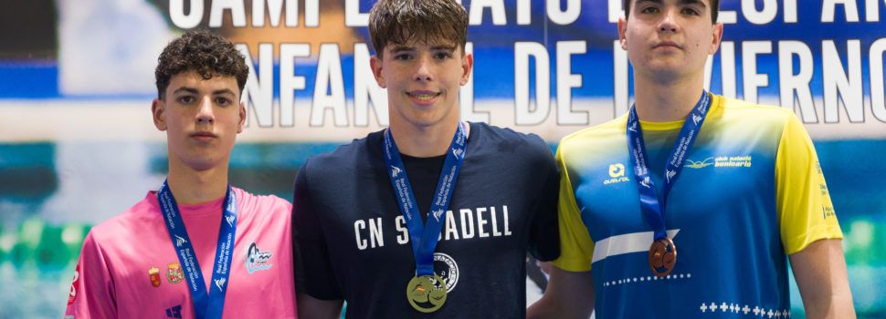 Alonso Escuder (Club Natació Benicarló) brilla a Sabadell amb 2 bronzes en el Campionat d’Espanya Infantil d’hivern