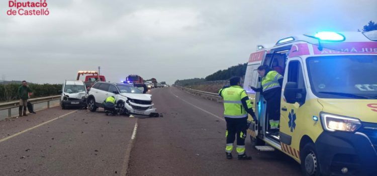 Accidente en la N340 en Santa Magdalena