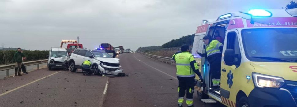 Accidente en la N340 en Santa Magdalena