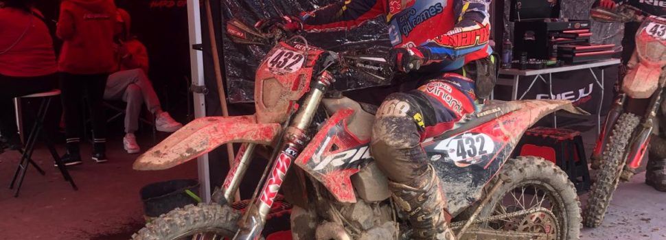 Mala sort de Javier Castejón (Moto Club Vinaròs) en el Campionat d’Espanya Enduro a Valverde del Camino