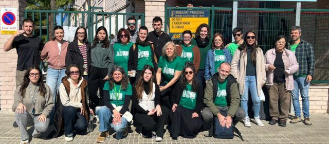 Protesta del professorat a Vinaròs per un sistema educatiu de qualitat i millors condicions laborals