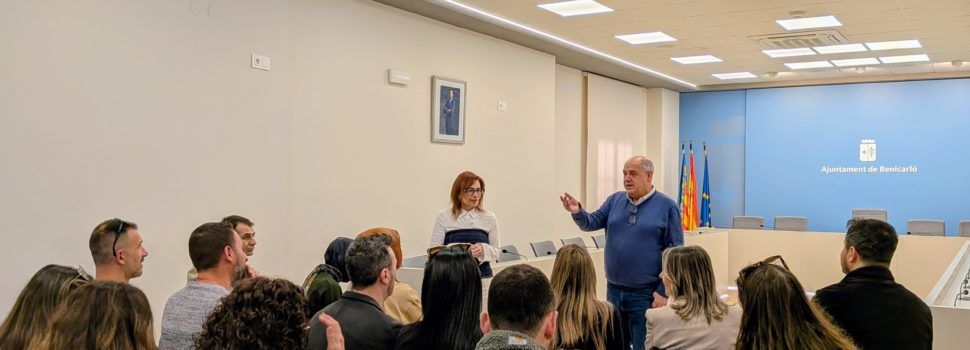 L’alcalde de Benicarló rep un grup de mestres d’Itàlia i Turquia